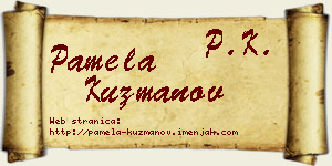 Pamela Kuzmanov vizit kartica